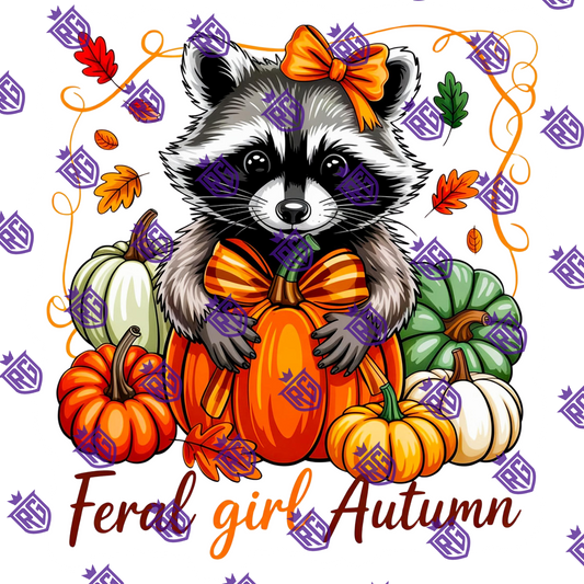 Feral girl Autumn Acrylic Blanks