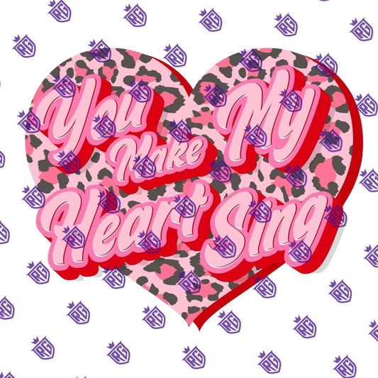 Valentines Day Acrylic Blank With Decal