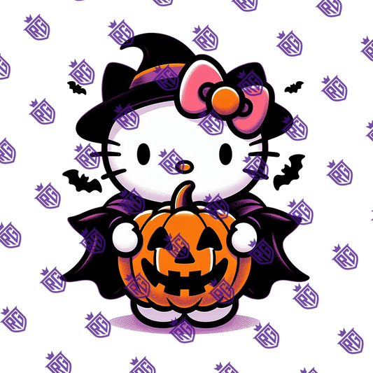 Witch Halloween Acrylic Blank With Decal