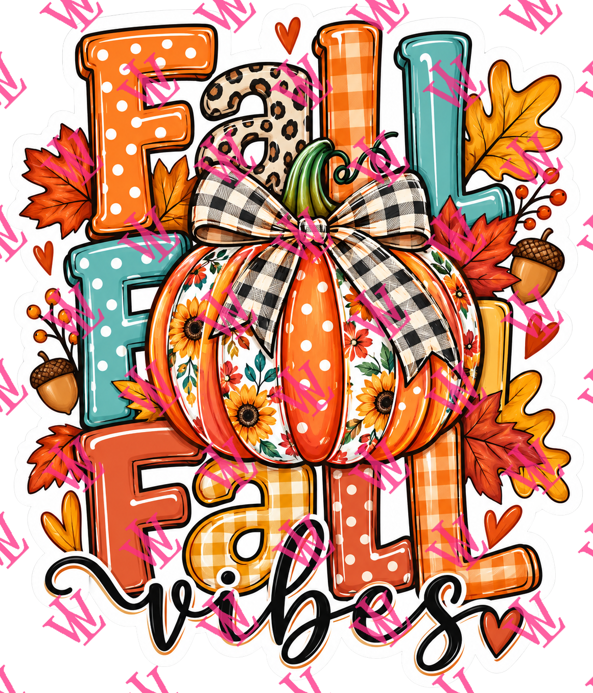 Fall vibes acrylic Blank