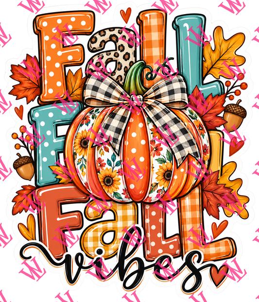 Fall vibes acrylic Blank