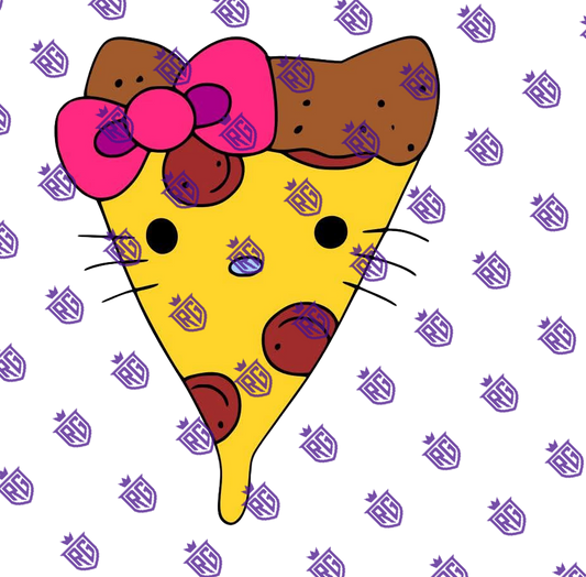 Pizza Acrylic Blank With Decals