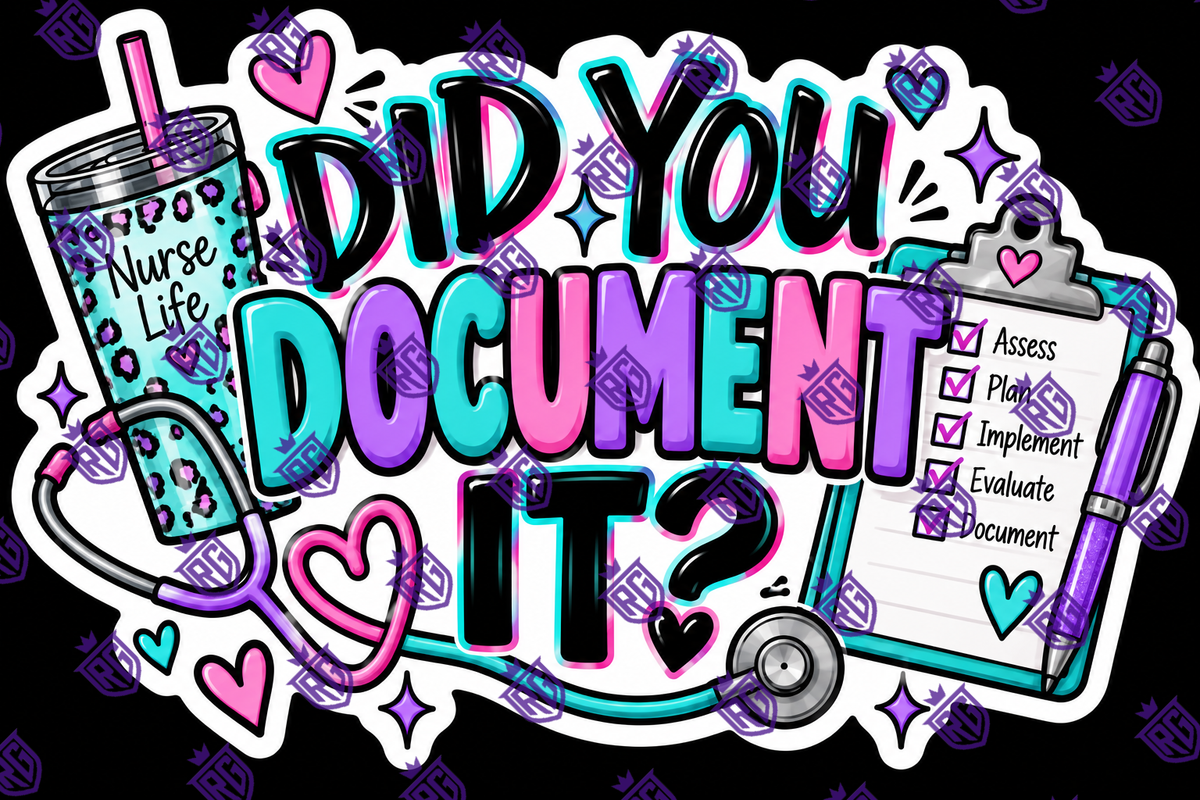 Did You Document It? Acrylic Blank