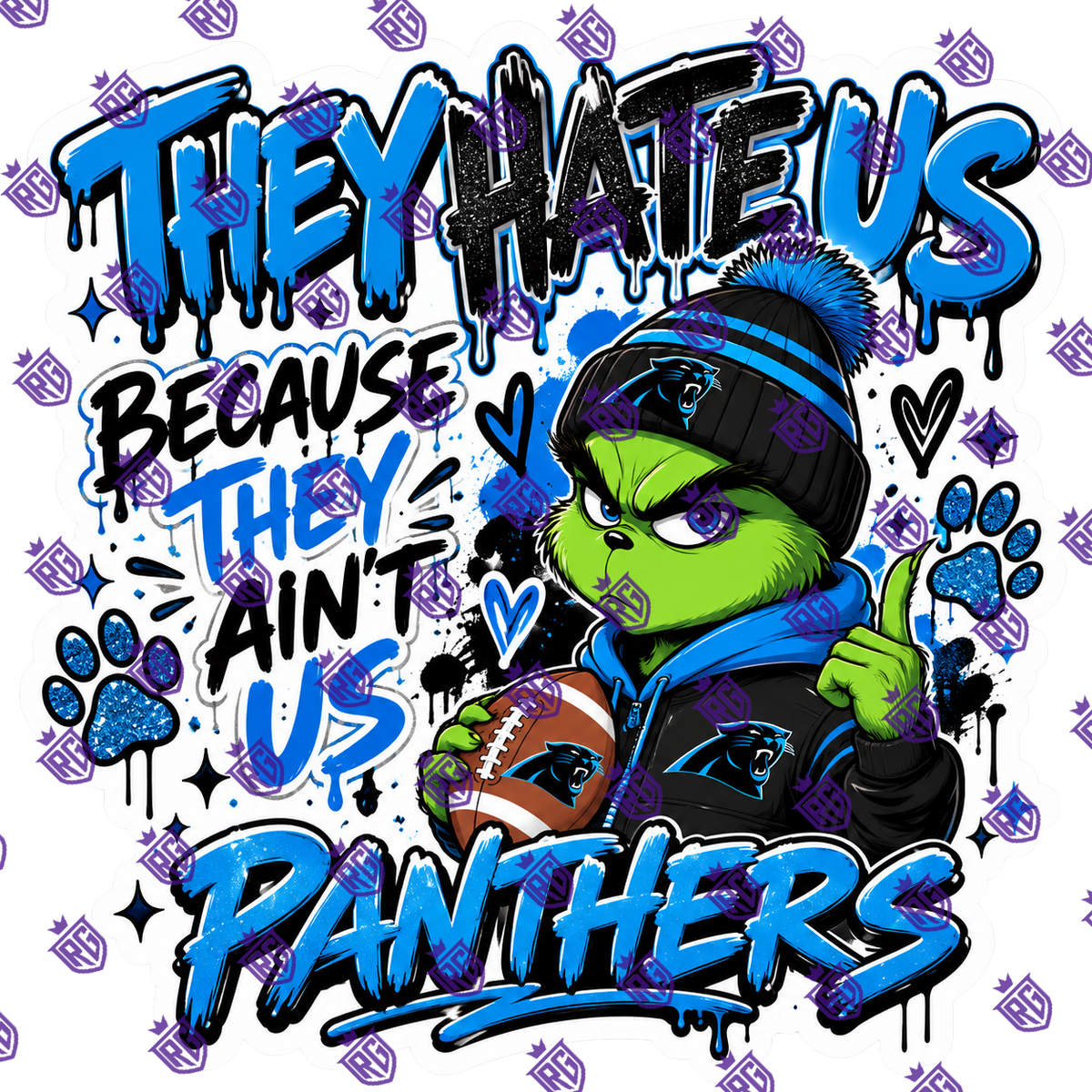 Football acrylic blank