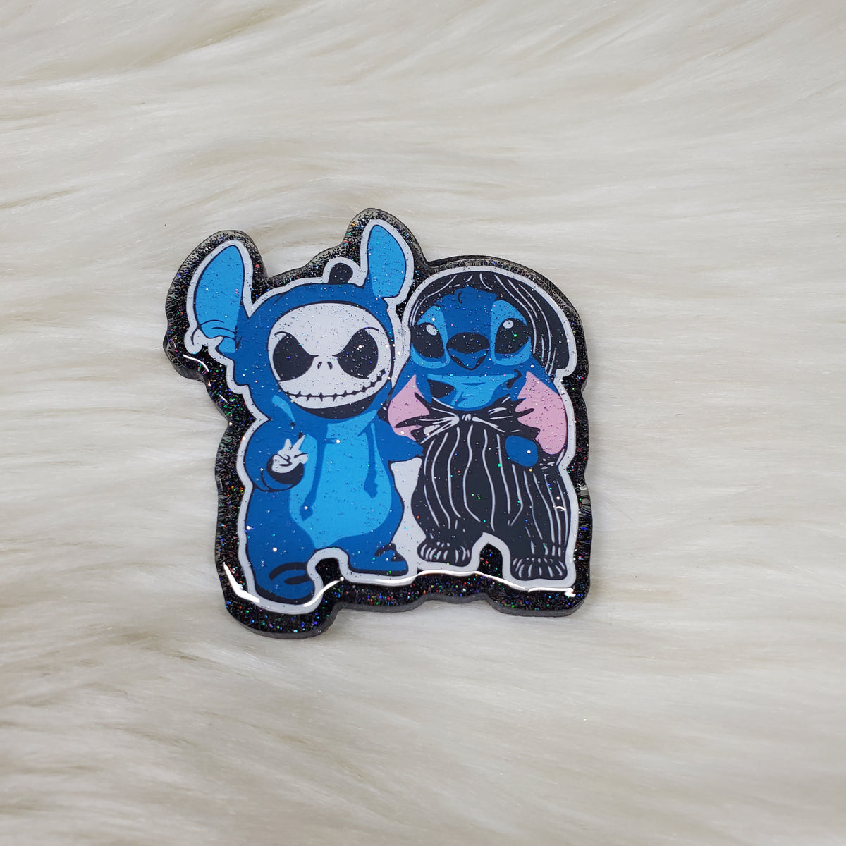 Jack Stitch and stitch Jack badge reel