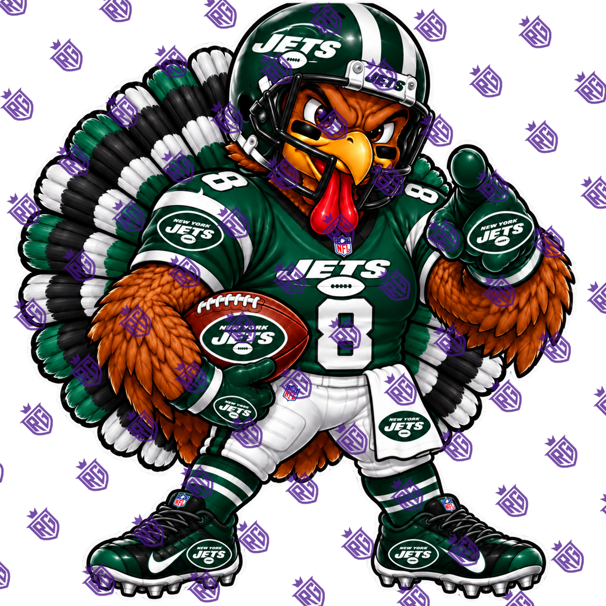 Turkey NFL Acrylic Blank