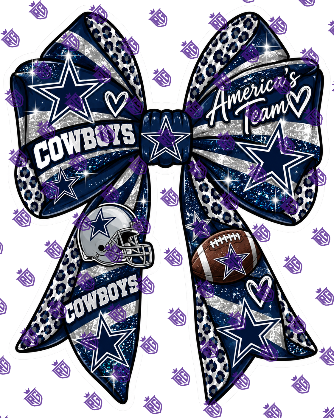 NFL football Acrylic Blank