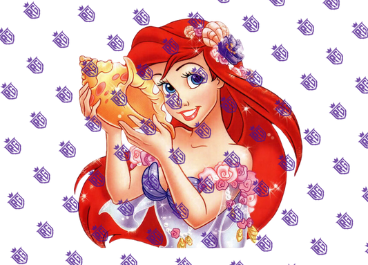 Mermaid Acrylic Blank With Decals