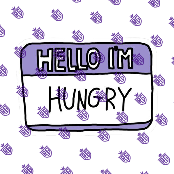 Hello I'm hungry acrylic blank