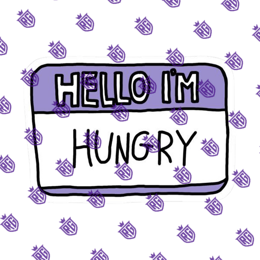Hello I'm hungry acrylic blank