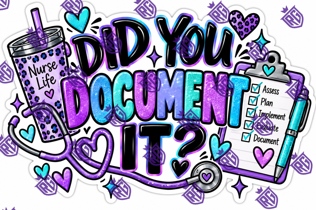 Did You Document It? Acrylic Blank