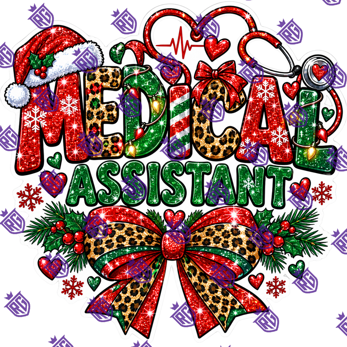 Medical Assistant Acrylic Blank With Decals