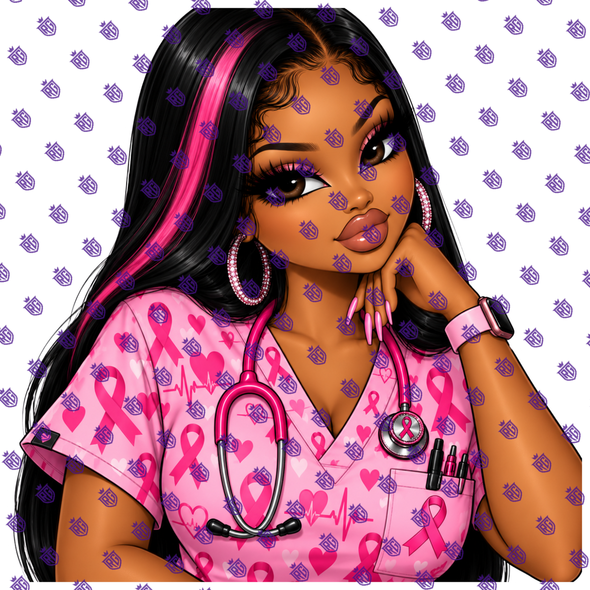 Breast cancer Awareness Acrylic Blank