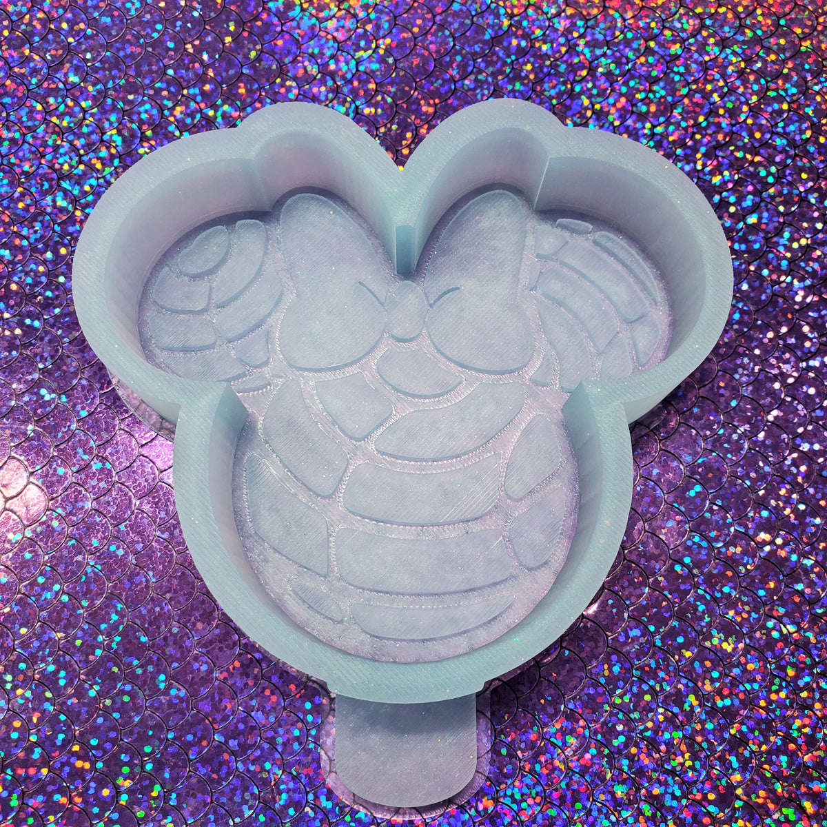Concha Mouse Bow Freshie Silicone Mold
