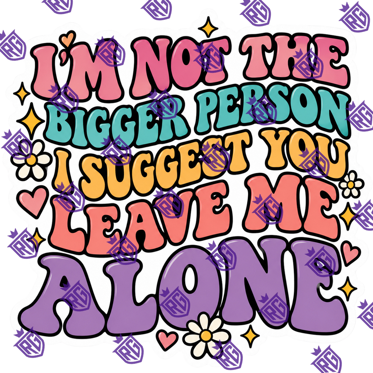 I'm not the bugger person I suggest you leave me alone