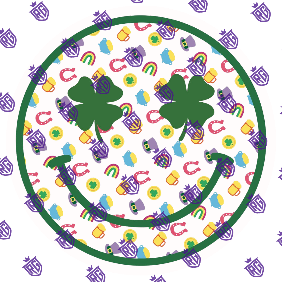 ST. Patricks Acrylic Blank With Decals