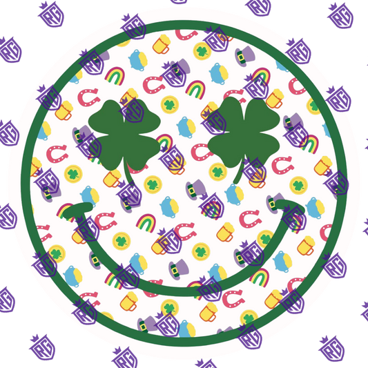 ST. Patricks Acrylic Blank With Decals