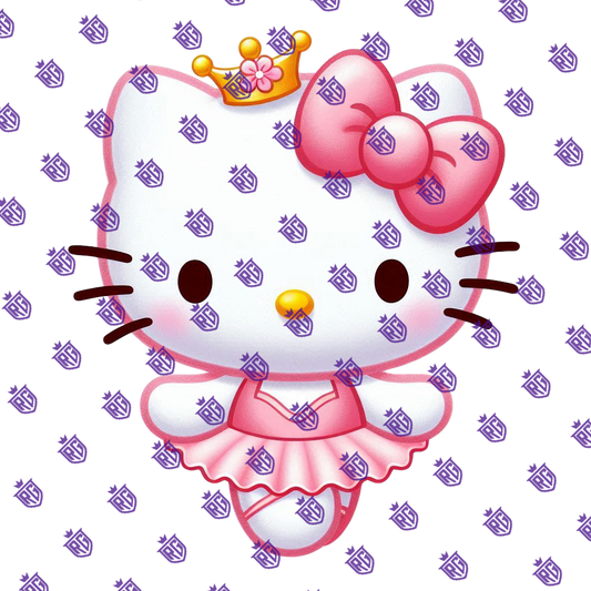 Ballerina Acrylic Blank With Decals