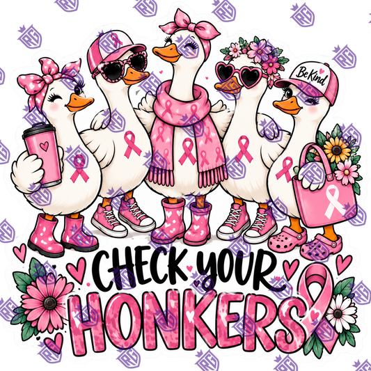 Check your honkers pink scarf acrylic blank