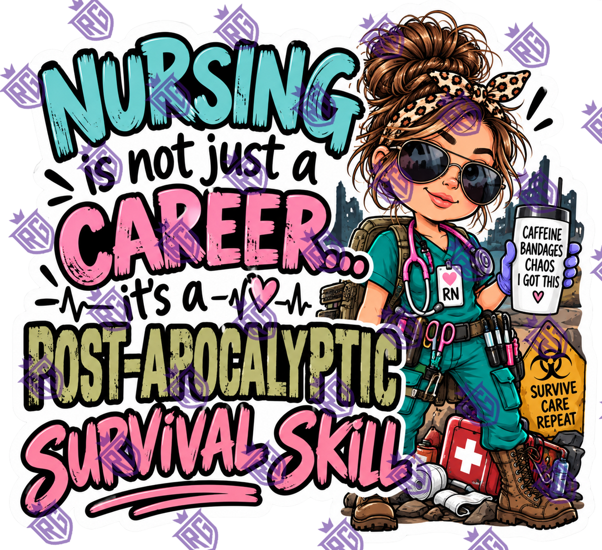 Nursing Is Not Just A Career Acrylic Blank