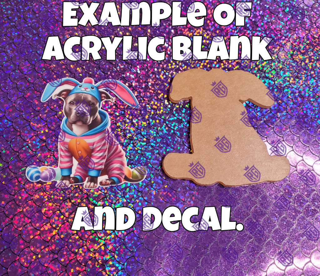 Urine-Creditable Acrylic Blank