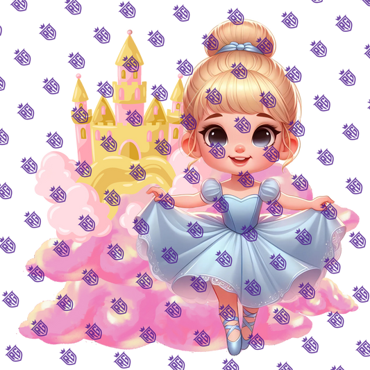 Ballerina Acrylic Blank With Decals