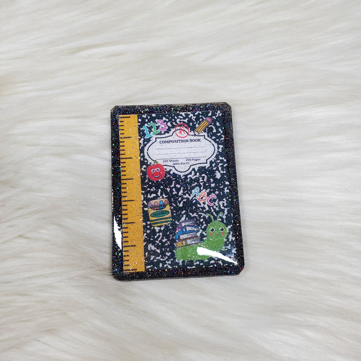 Cute compensation Book Badge Reel