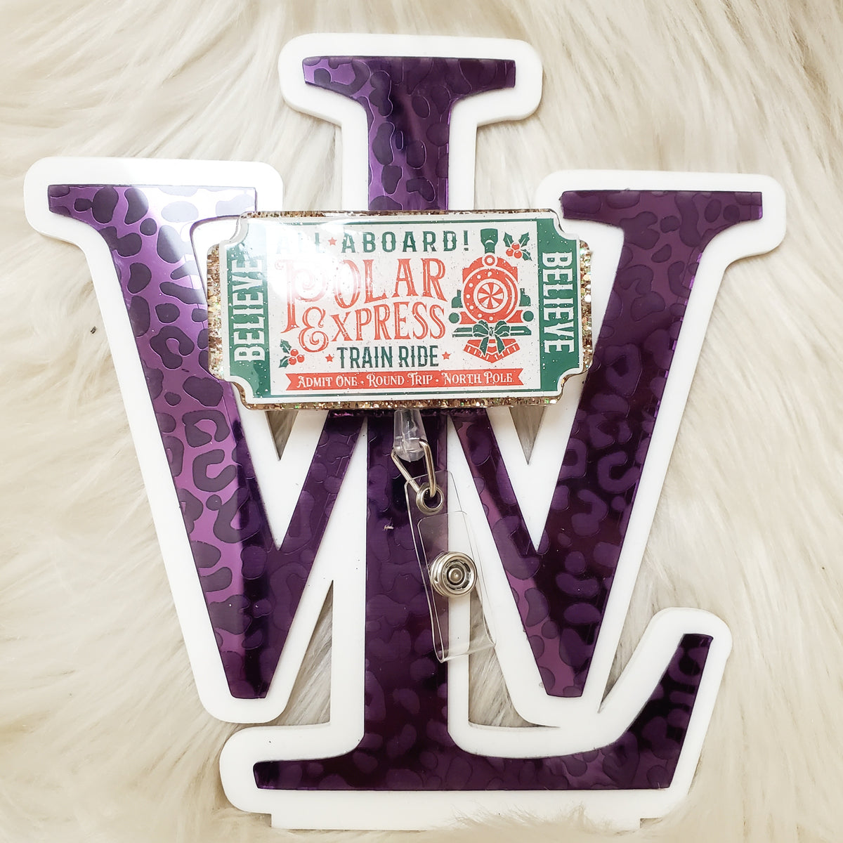 Polar Express Ticket Badge Reel