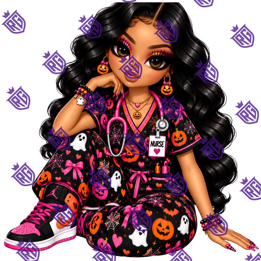 Halloween Nurse Acrylic blank