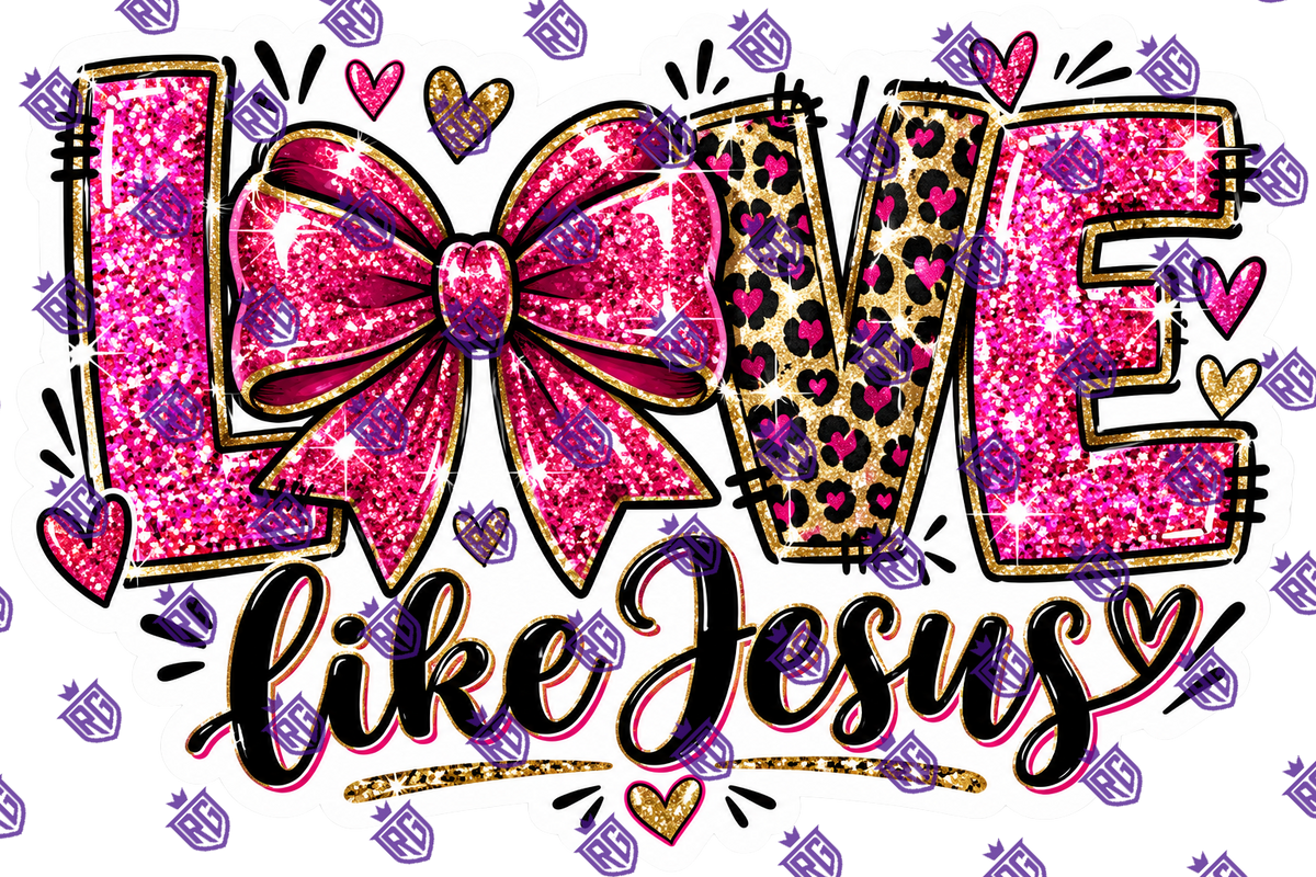 Love Like Jesus Acrylic Blank