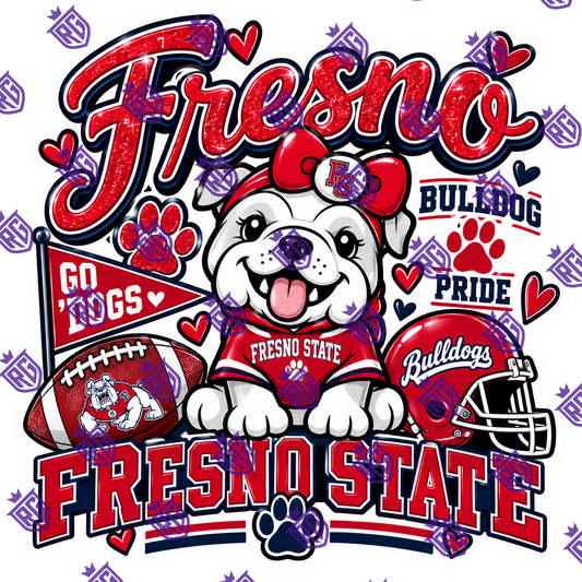 Fresno state football acrylic blank