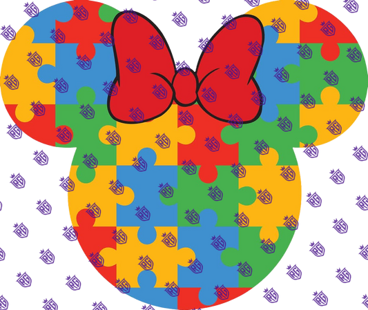 Autisum Acrylic Blank With Decals