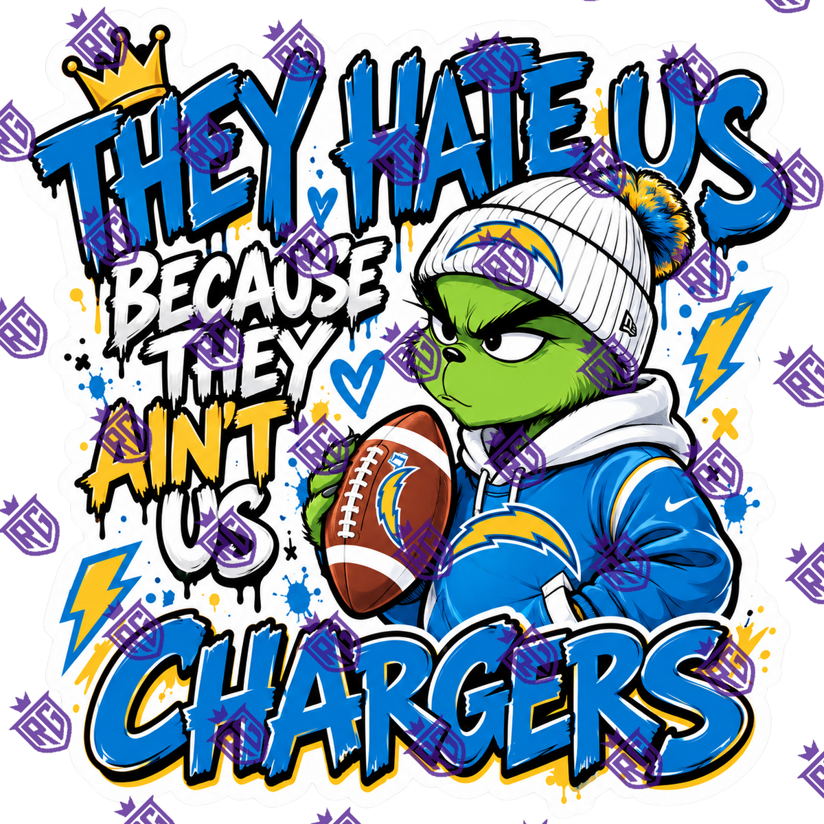 Football acrylic blank