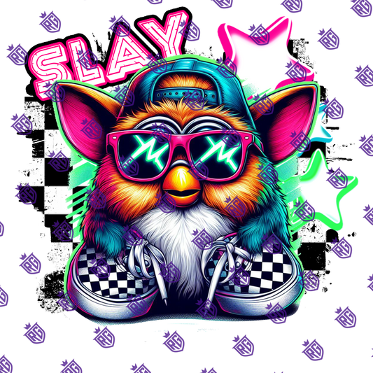 Slay Acrylic Blank With Decals