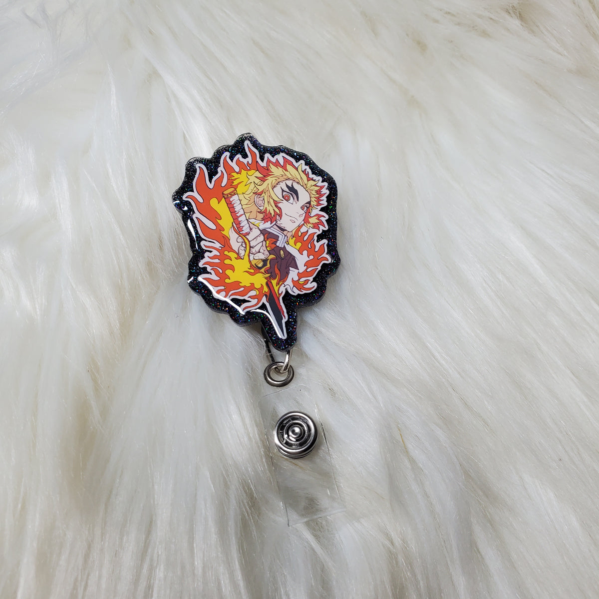 Rengoku Sword Badge Reel