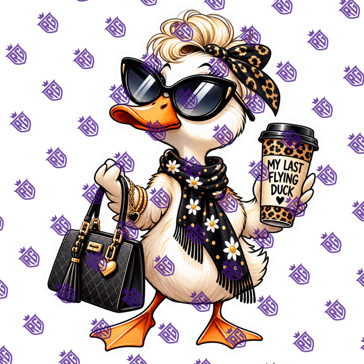 My last flying ducks acrylic blank