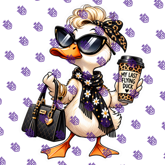 My last flying ducks acrylic blank