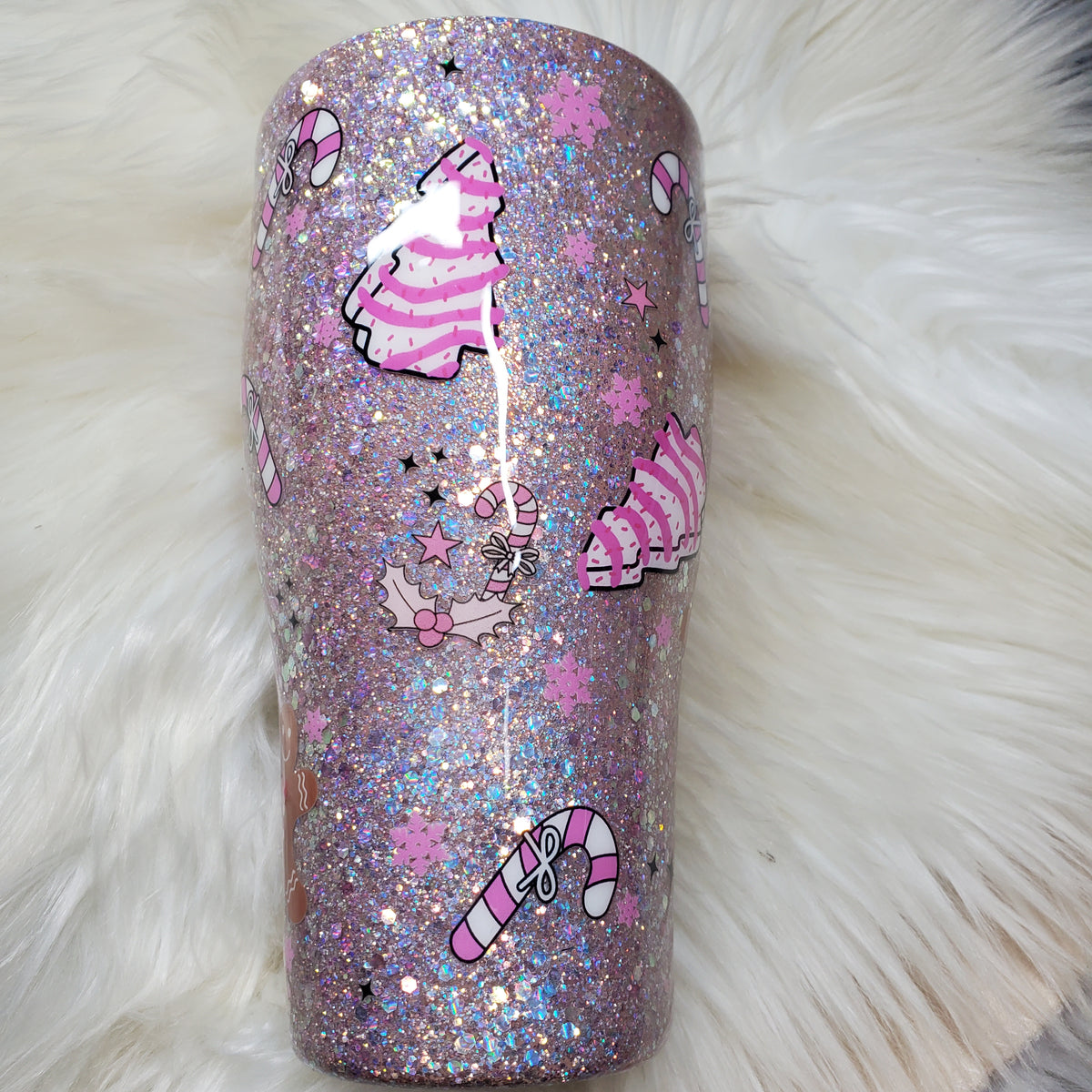 Gingerbread Girl Christmas Hk Epoxy Tumbler Ready to Ship
