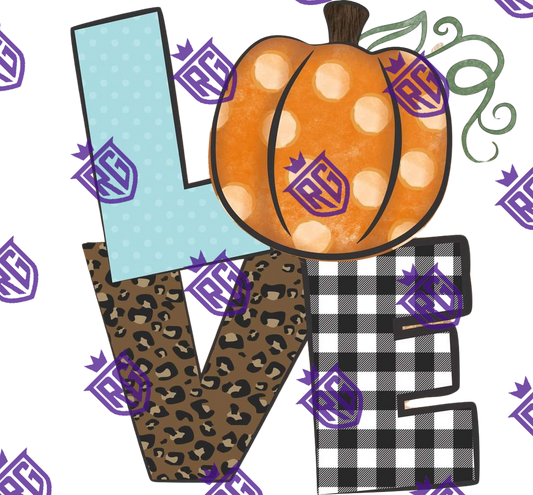 Fall Acrylic Blank With Decal