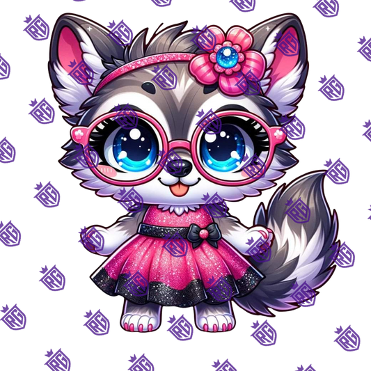 Fox Acrylic Blank With Decal