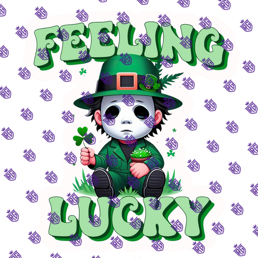 Feeling Lucky Acrylic Blank With Decals