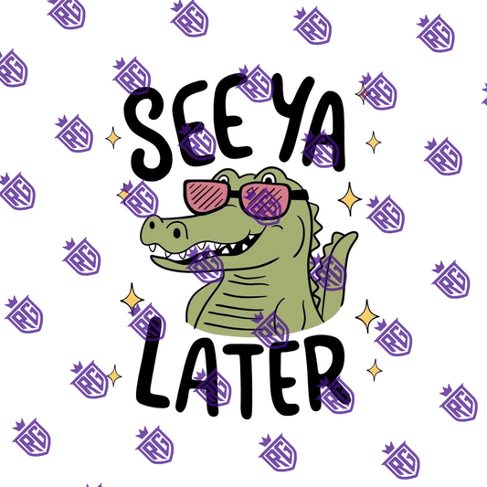 See ya later Alligator acrylic blank