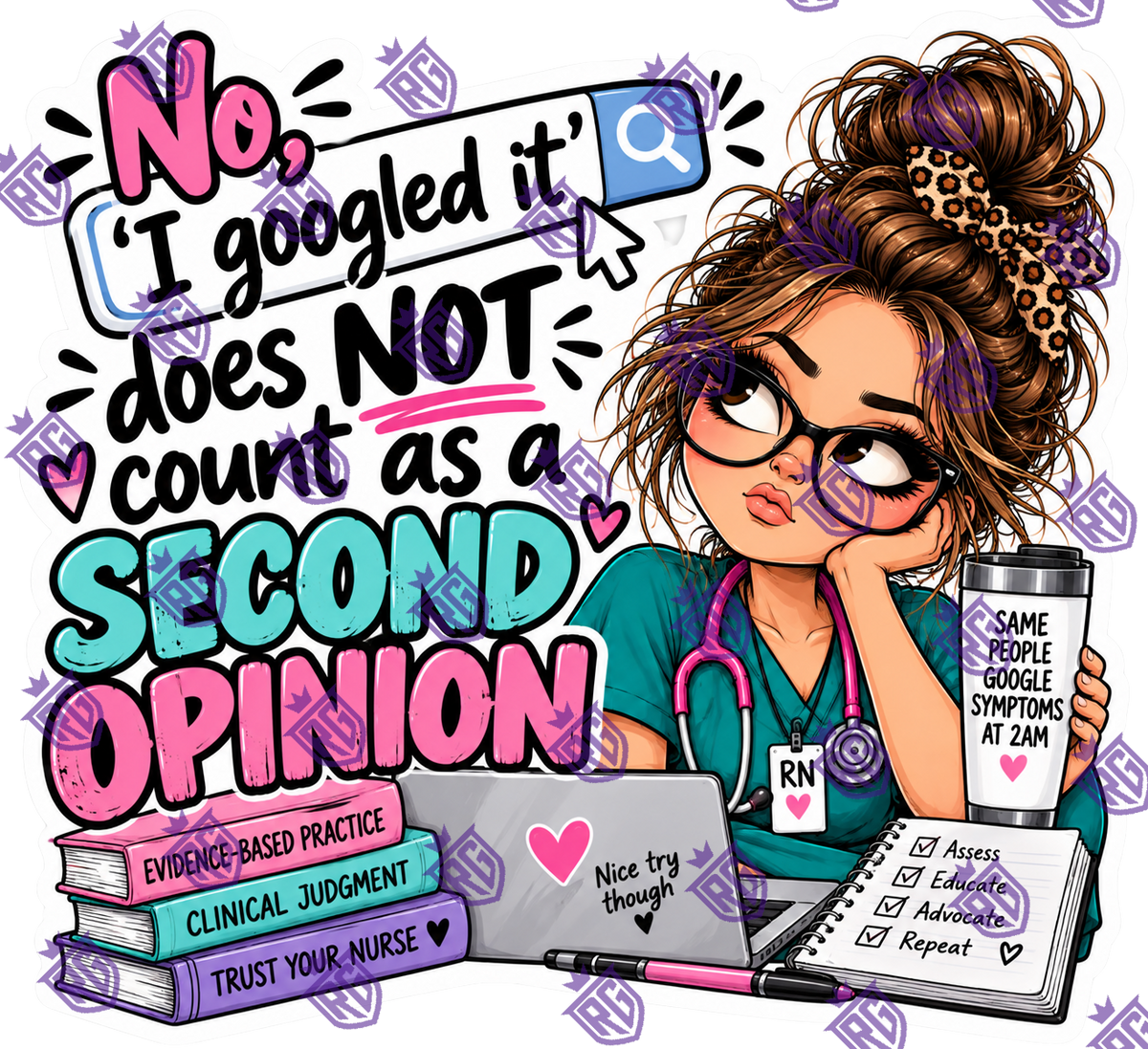No I Googled It Does Not Count As A Second Opnion Acrylic Blank