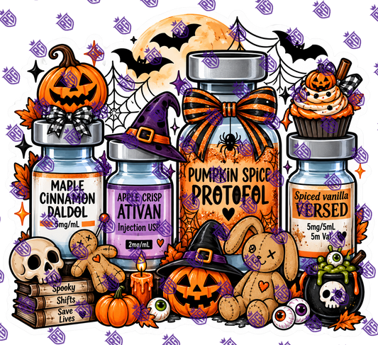 Pumpkin Spice Protfol Acrylic Blank