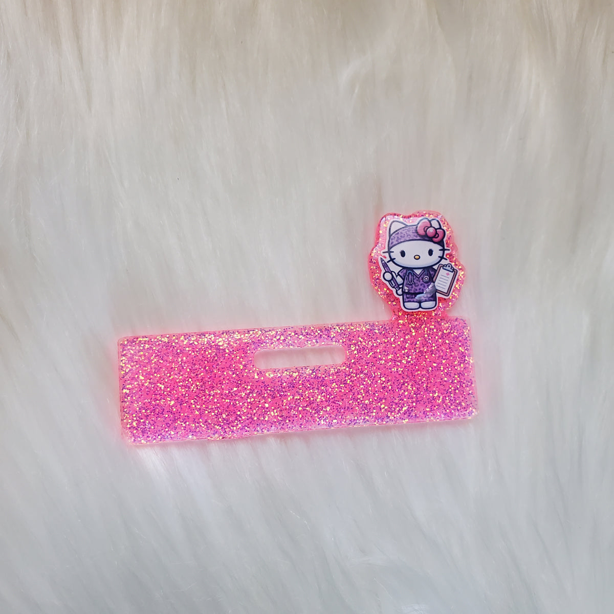 Nurse Purple Scrubs HK badge Buddy