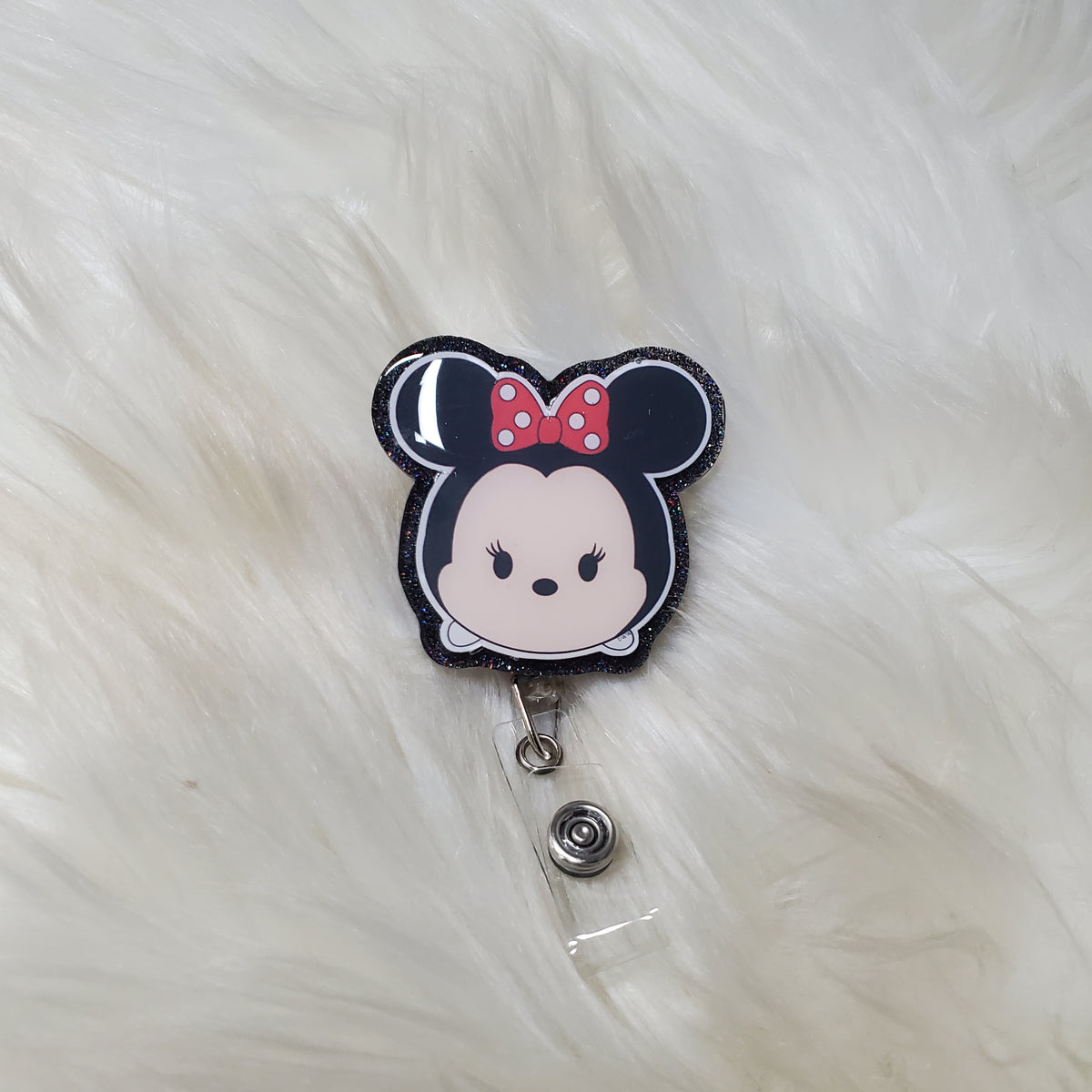 Kawaii Minnie Badge Reel