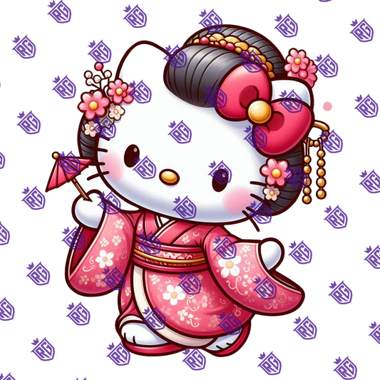 Geisha Acrylic Blank With Decal