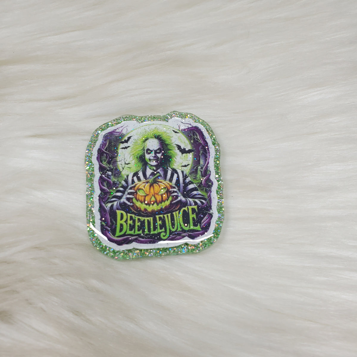 Beetlejuice Halloween Badge Reel