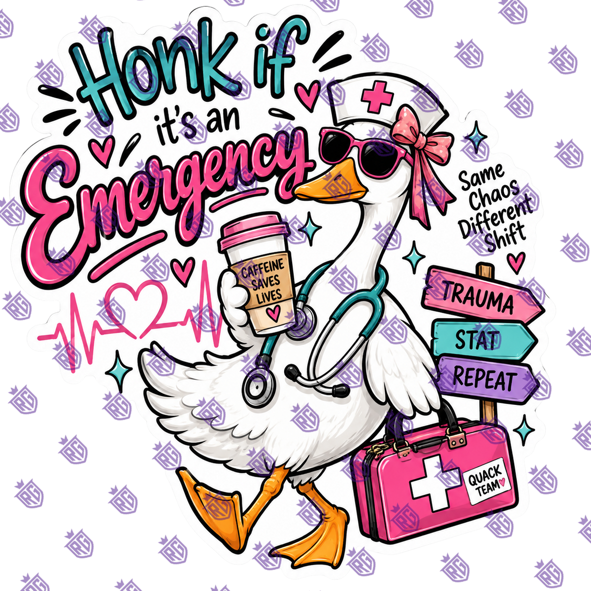 Honk If It's An Emergency Acrylic Blank