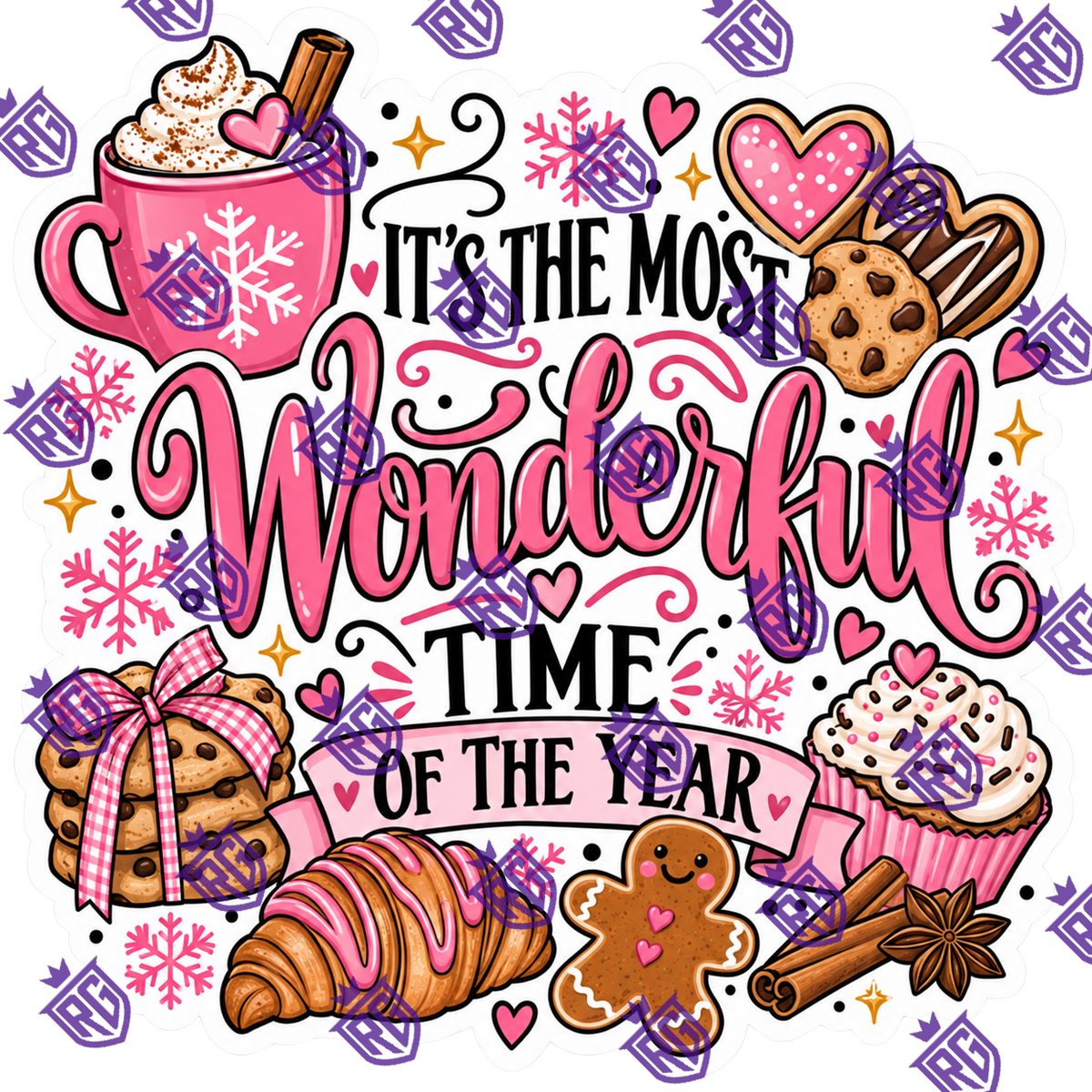 It's The Most Wonderful Time Of The Year Acrylic blank